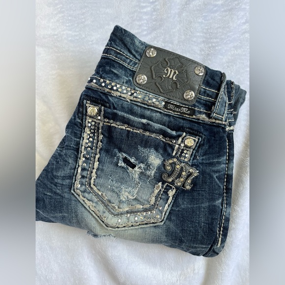 MISS ME bootcut Jeans - Picture 1 of 7